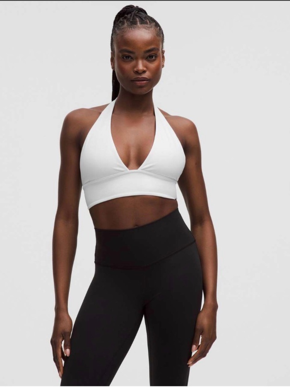 Lululemon Align Halter Bra *Light Support, C/D Cup
White
